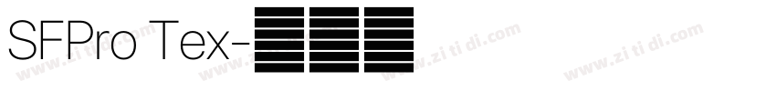 SFPro Tex字体转换